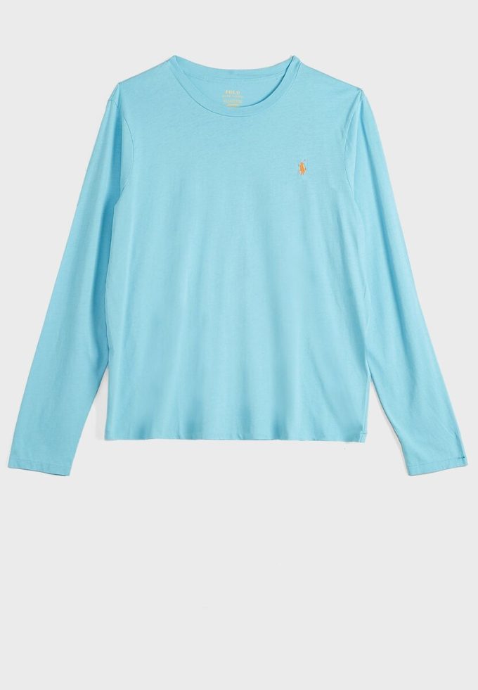 Tricouri albastre Ralph Lauren pentru damă Tricouri albastre Ralph Lauren pentru damă