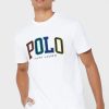 Tricouri albe cu logo Ralph Lauren pentru bărbați Tricouri albe cu logo Ralph Lauren pentru bărbați