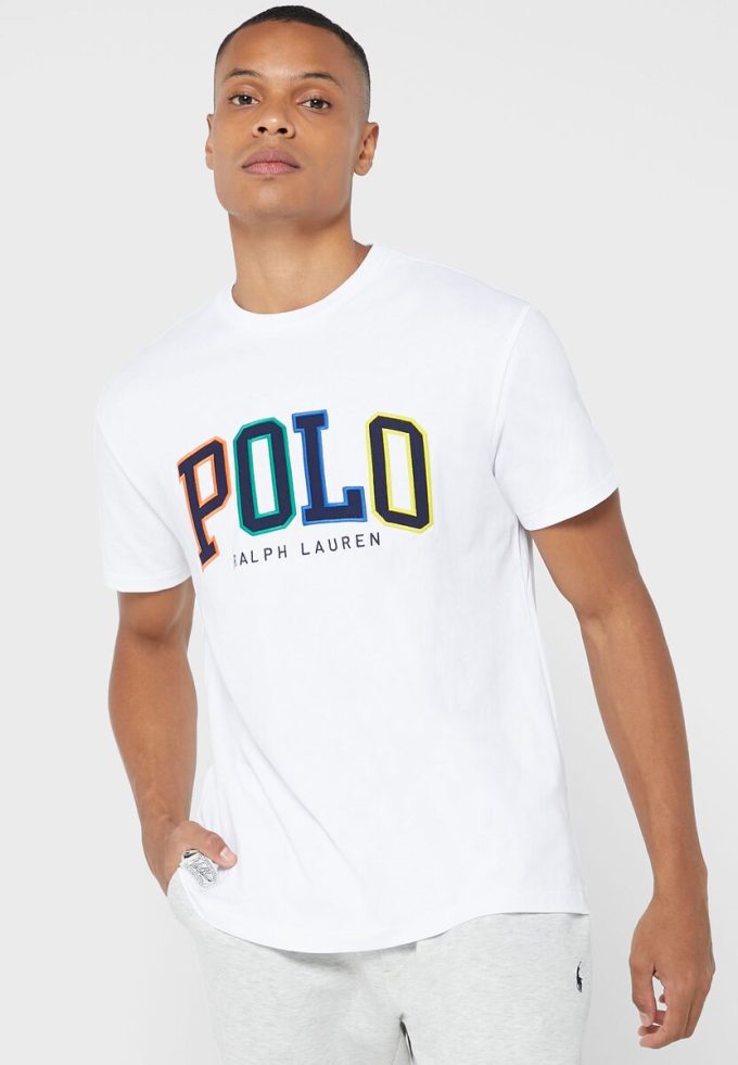 Tricouri albe cu logo Ralph Lauren pentru bărbați Tricouri albe cu logo Ralph Lauren pentru bărbați