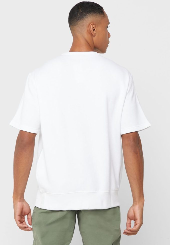 Tricouri albe cu logo Ralph Lauren pentru bărbați