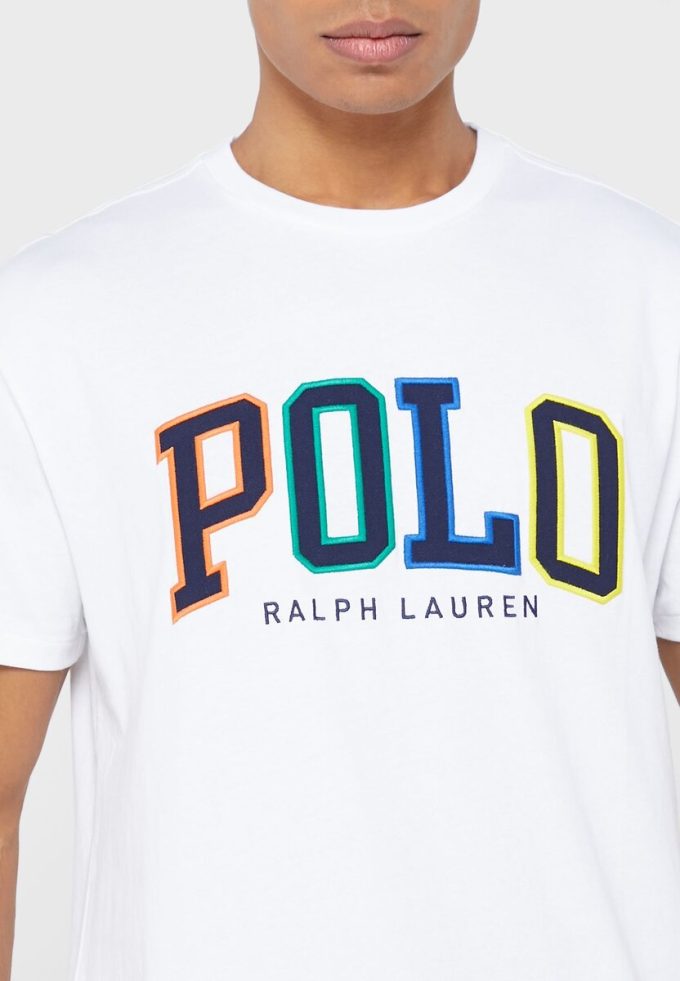 Tricouri albe cu logo Ralph Lauren pentru bărbați Tricouri albe cu logo Ralph Lauren pentru bărbați