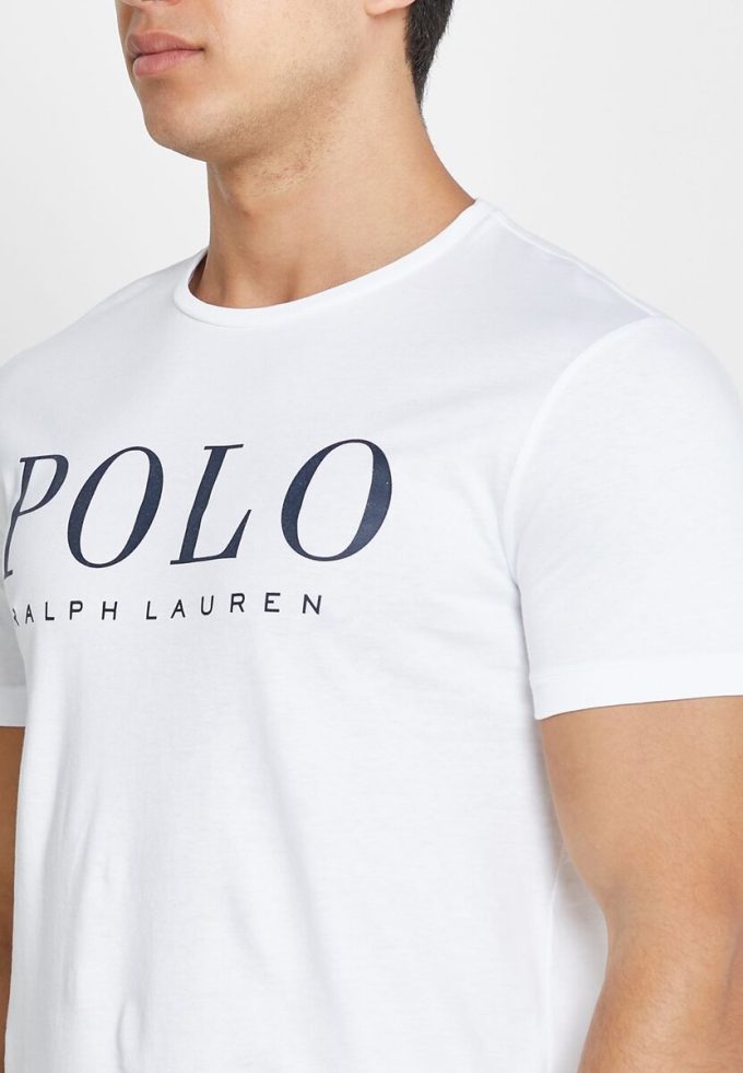 Tricouri albe cu logo Ralph Lauren pentru bărbați Tricouri albe cu logo Ralph Lauren pentru bărbați