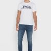 Tricouri albe cu logo Ralph Lauren pentru bărbați Tricouri albe cu logo Ralph Lauren pentru bărbați