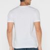 Tricouri albe cu slogan Ralph Lauren pentru bărbați, cu gâtul rotund Tricouri albe cu slogan Ralph Lauren pentru bărbați, cu gâtul rotund