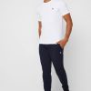 Tricouri albe din bumbac Ralph Lauren personalizate pentru bărbați Tricouri albe din bumbac Ralph Lauren personalizate pentru bărbați