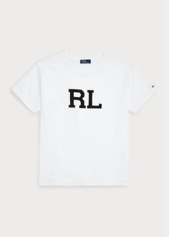 Tricouri albe din jerseu cu logo Ralph Lauren Rl pentru femei