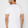 Tricouri albe pentru bărbați Ralph Lauren Essential cu gât crew