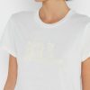 Tricouri albe Ralph Lauren cu decolteu rotund pentru femei Tricouri albe Ralph Lauren cu decolteu rotund pentru femei