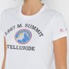 Tricouri albe Ralph Lauren cu decolteu rotund pentru femei Tricouri albe Ralph Lauren cu decolteu rotund pentru femei