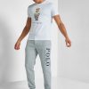 Tricouri albe Ralph Lauren Graphic Crew Gate pentru bărbați