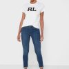 Tricouri albe Ralph Lauren Graphic Crew Gate pentru damă Tricouri albe Ralph Lauren Graphic Crew Gate pentru damă