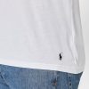 Tricouri albe Ralph Lauren pentru bărbați, pachet de 2 tricouri esențiale cu decolteu în V Tricouri albe Ralph Lauren pentru bărbați, pachet de 2 tricouri esențiale cu decolteu în V