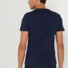 Tricouri cu gât crew cu imprimeu Ralph Lauren pentru bărbați bleumarin