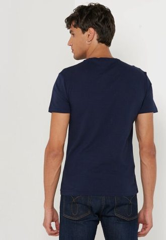 Tricouri cu gât crew cu imprimeu Ralph Lauren pentru bărbați bleumarin Tricouri cu gât crew cu imprimeu Ralph Lauren pentru bărbați bleumarin