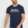 Tricouri cu logo Ralph Lauren pentru bărbați bleumarin Tricouri cu logo Ralph Lauren pentru bărbați bleumarin