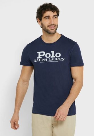 Tricouri cu logo Ralph Lauren pentru bărbați bleumarin Tricouri cu logo Ralph Lauren pentru bărbați bleumarin