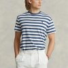 Tricouri din jerseu cu dungi Ralph Lauren pentru bărbați, de culoare clasică