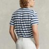 Tricouri din jerseu cu dungi Ralph Lauren pentru bărbați, de culoare clasică
