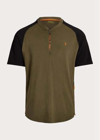 Tricouri din jerseu de performanță pentru bărbați, Ralph Lauren, personalizate, slim fit Tricouri din jerseu de performanță pentru bărbați, Ralph Lauren, personalizate, slim fit