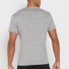 Tricouri gri Ralph Lauren Essential Crew Gât pentru bărbați