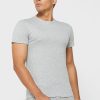 Tricouri gri Ralph Lauren pentru bărbați, pachet de 3 asortate, cu gât crew