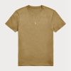 Tricouri maro pentru bărbați Ralph Lauren, personalizate, slim cu gât crew, pentru bărbați Tricouri maro pentru bărbați Ralph Lauren, personalizate, slim cu gât crew, pentru bărbați