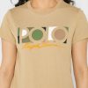 Tricouri maro Ralph Lauren cu gât rotund pentru femei Tricouri maro Ralph Lauren cu gât rotund pentru femei
