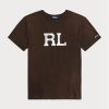 Tricouri maro Ralph Lauren Rl Logo Jersey pentru damă