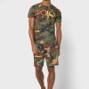 Tricouri multicolore pentru bărbați Ralph Lauren Camo Crew Gate Tricouri multicolore pentru bărbați Ralph Lauren Camo Crew Gate