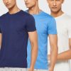 Tricouri multicolore pentru bărbați Ralph Lauren, pachet de 3 asortate, cu gât crew