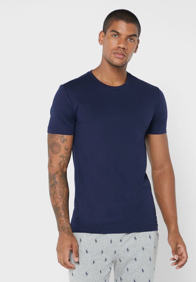 Tricouri multicolore pentru bărbați Ralph Lauren, pachet de 3 asortate, cu gât crew