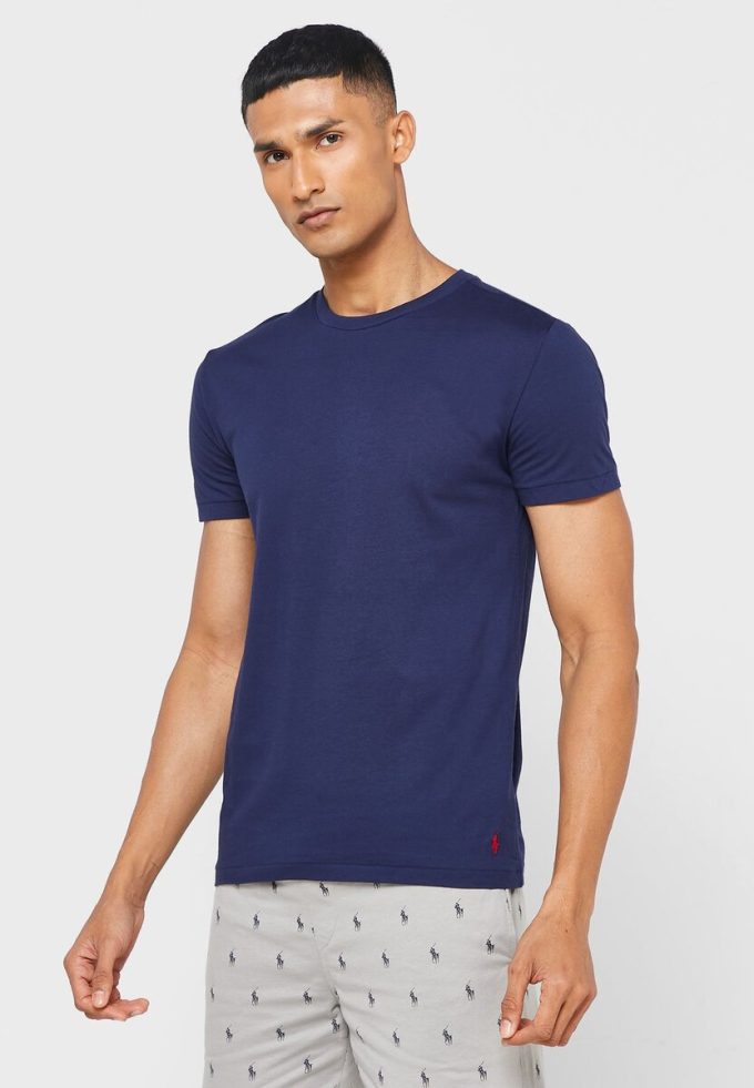 Tricouri multicolore pentru bărbați Ralph Lauren, pachet de 3 asortate, cu gât crew