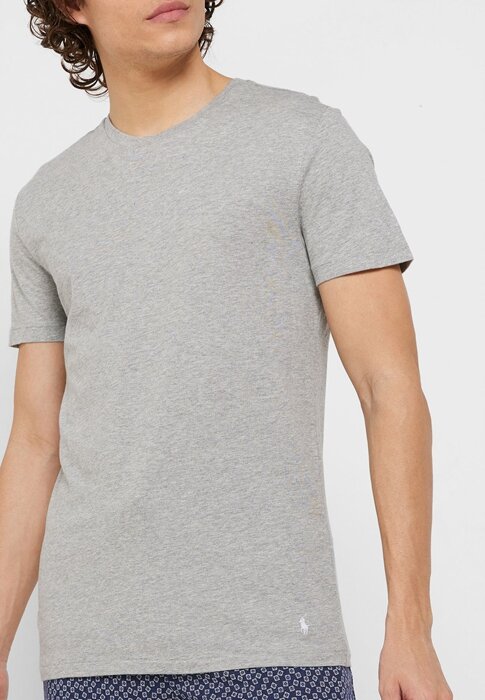 Tricouri multicolore pentru bărbați Ralph Lauren, pachet de 3 asortate, cu gât crew