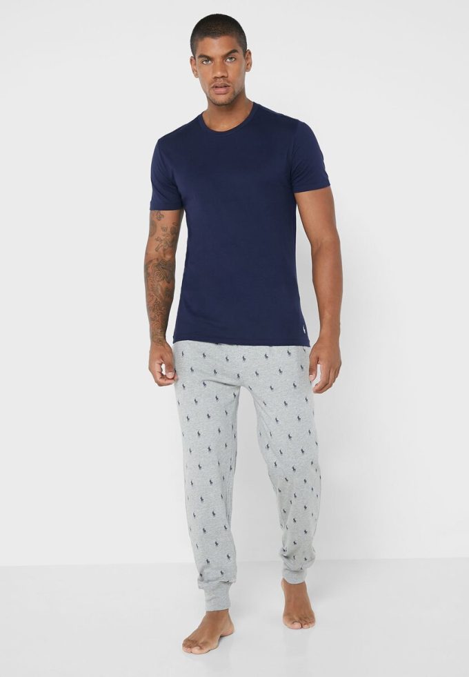 Tricouri multicolore pentru bărbați Ralph Lauren, pachet de 3 asortate, cu gât crew