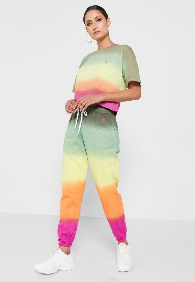 Tricouri multicolore Ralph Lauren cu decolteu rotund pentru femei