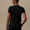Tricouri negre din bumbac Ralph Lauren Safari Polo Bear Tricouri negre din bumbac Ralph Lauren Safari Polo Bear