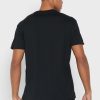 Tricouri negre pentru bărbați, cu logo-ul Ralph Lauren, cu gâtul rotund