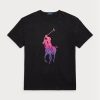 Tricouri negre Ralph Lauren Classic Fit Big Pony Jersey Tricouri negre Ralph Lauren Classic Fit Big Pony Jersey