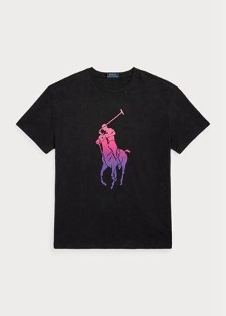 Tricouri negre Ralph Lauren Classic Fit Big Pony Jersey Tricouri negre Ralph Lauren Classic Fit Big Pony Jersey