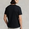 Tricouri negre Ralph Lauren Classic Fit Jersey Crewneck pentru bărbați Tricouri negre Ralph Lauren Classic Fit Jersey Crewneck pentru bărbați