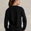 Tricouri negre Ralph Lauren Classic Fit Polo Sport Jersey pentru bărbați Tricouri negre Ralph Lauren Classic Fit Polo Sport Jersey pentru bărbați