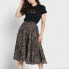 Tricouri negre Ralph Lauren cu logo-ul cu gât rotund pentru femei Tricouri negre Ralph Lauren cu logo-ul cu gât rotund pentru femei