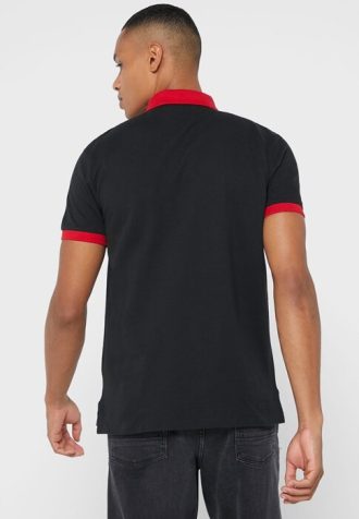 Tricouri negre Ralph Lauren Essential pentru bărbați Tricouri negre Ralph Lauren Essential pentru bărbați