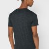 Tricouri negre Ralph Lauren pentru bărbați cu logo-ul pieptului cu decolteu triplu Tricouri negre Ralph Lauren pentru bărbați cu logo-ul pieptului cu decolteu triplu