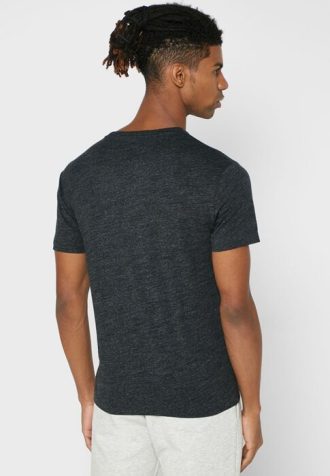 Tricouri negre Ralph Lauren pentru bărbați cu logo-ul pieptului cu decolteu triplu Tricouri negre Ralph Lauren pentru bărbați cu logo-ul pieptului cu decolteu triplu