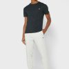 Tricouri negre Ralph Lauren pentru bărbați cu logo-ul pieptului cu decolteu triplu Tricouri negre Ralph Lauren pentru bărbați cu logo-ul pieptului cu decolteu triplu