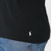 Tricouri negre Ralph Lauren pentru bărbați, pachet de 2 tricouri esențiale cu decolteu în V Tricouri negre Ralph Lauren pentru bărbați, pachet de 2 tricouri esențiale cu decolteu în V