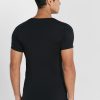 Tricouri negre Ralph Lauren pentru bărbați, pachet de 2 tricouri Essential cu gât turnat Tricouri negre Ralph Lauren pentru bărbați, pachet de 2 tricouri Essential cu gât turnat