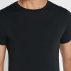 Tricouri negre Ralph Lauren pentru bărbați, pachet de 2 tricouri Essential cu gât turnat Tricouri negre Ralph Lauren pentru bărbați, pachet de 2 tricouri Essential cu gât turnat