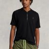 Tricouri negre Ralph Lauren personalizate Slim Fit Performance Jersey Tricouri negre Ralph Lauren personalizate Slim Fit Performance Jersey